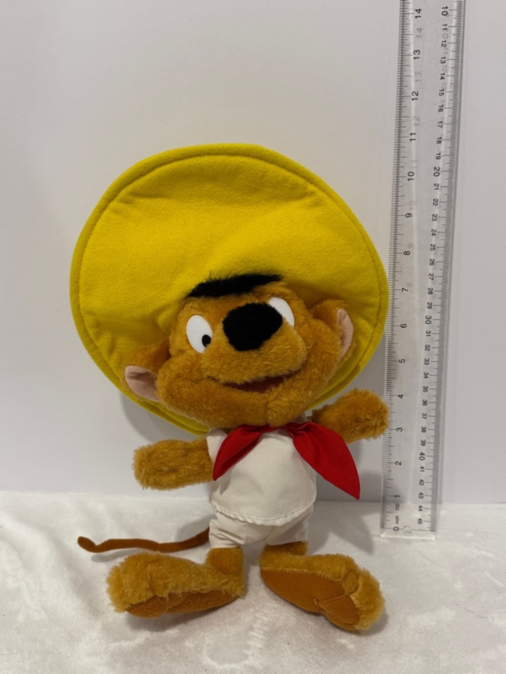 Vtg 1997 Speedy Gonzales Plush Mouse Sombrero Looney Tunes